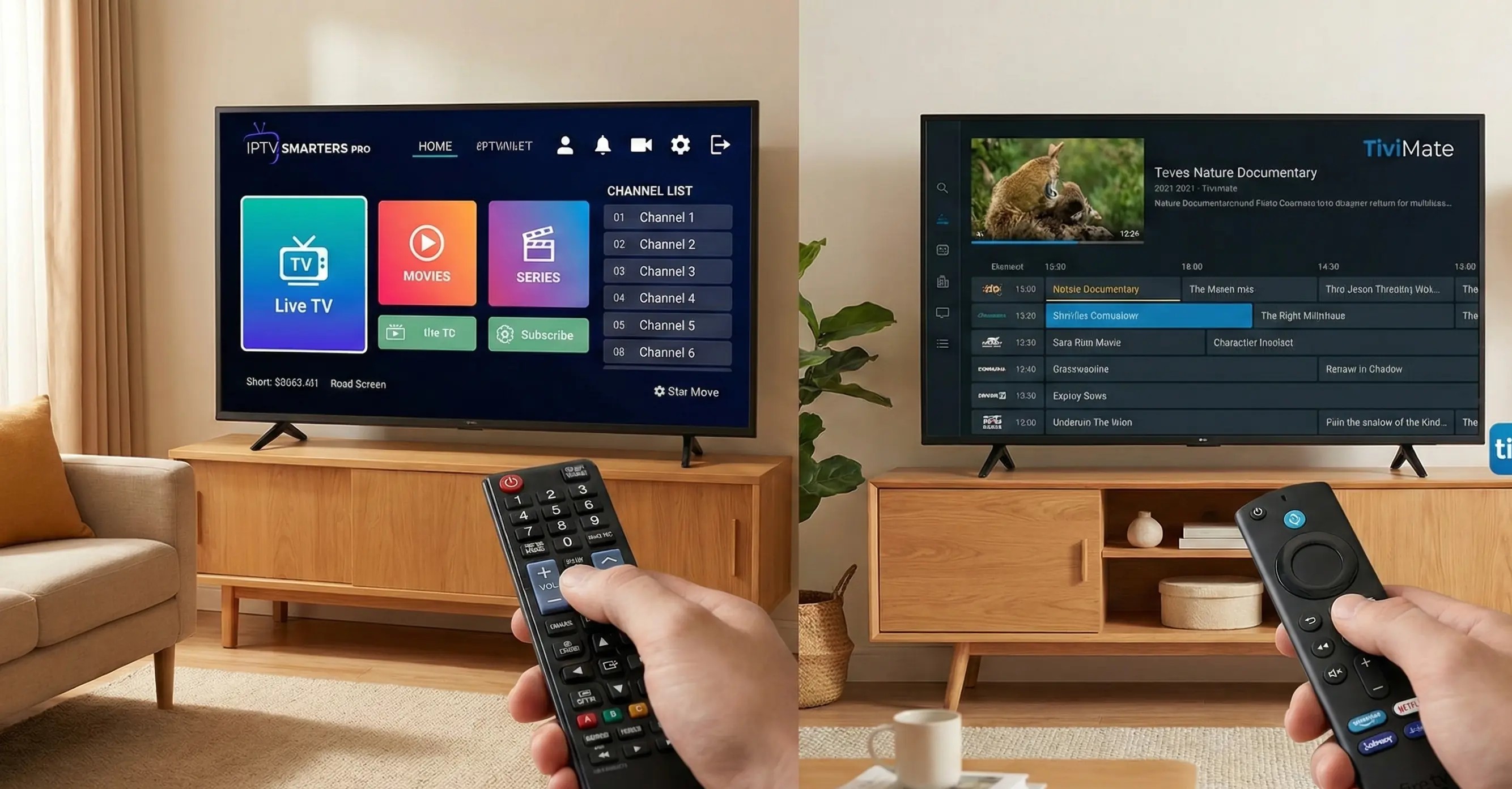 Comparatif Smarters Pro vs TiviMate