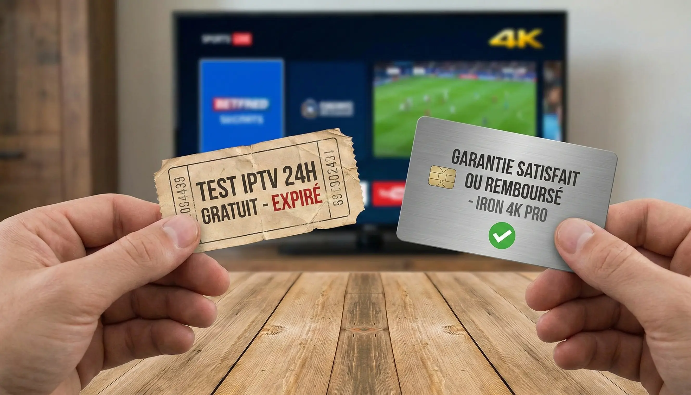 Test IPTV Gratuit vs Garantie Remboursement
